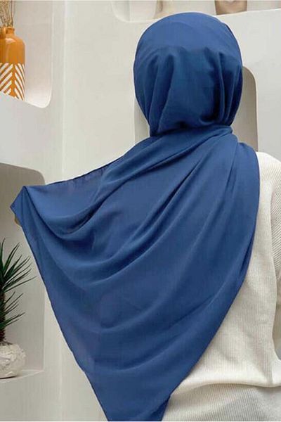 TRENDTESETTÜR Şal simplu pentru femei bleumarin (INDIGO) T 5202