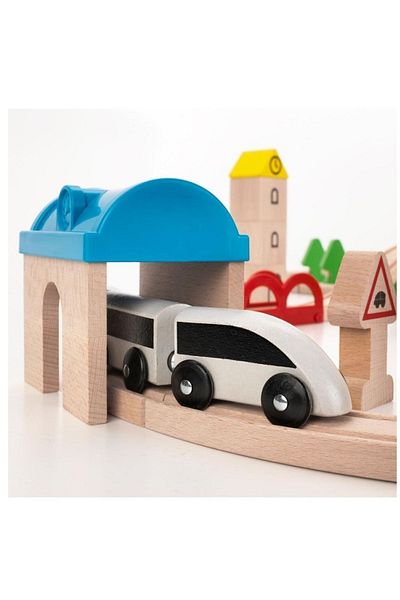 IKEA Lilabo 3+ Age Train Set - Multicolored, 45 Pieces, Age +3 0-50 Brown
