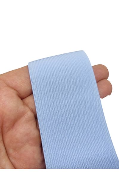 Firebird Takı Aksesuar Ve Kamp Malzemeleri 50 mm Sky Blue Super Garment Woven Rubber