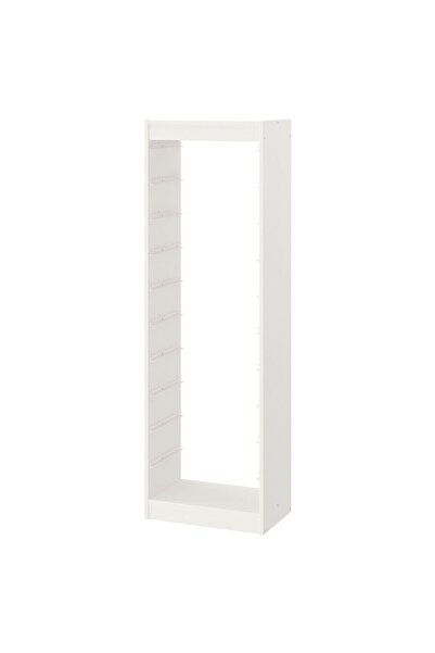 IKEA TROFAST saklama ünitesi iskeleti, beyaz, 46x30x145 cm 301.711.23