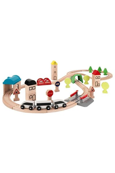 IKEA Lilabo 3+ Age Train Set - Multicolored, 45 Pieces, Age +3 0-50 Brown