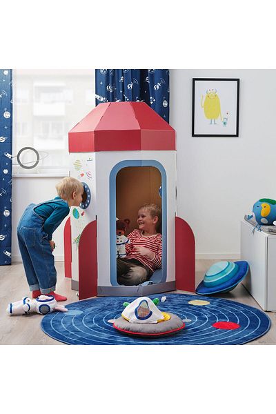 IKEA tent, red-white, 82x135x118 cm