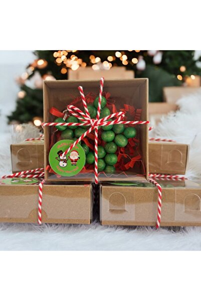 Nilgün Baymış Neva Konsept Hediyelik Yılbaşı-yeni Yıl - Hediyesi Kutulu Yeşil Ahşap Boncuk Yıldız Anahtarlık