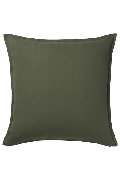 IKEA GURLI kırlent kılıfı, koyu yeşil, 50x50 cm
