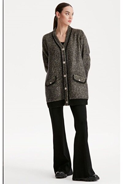 Genel Markalar 1504 Inci Düğmeli Tuvit Hırka Qks Hırka 1504 #23-10#