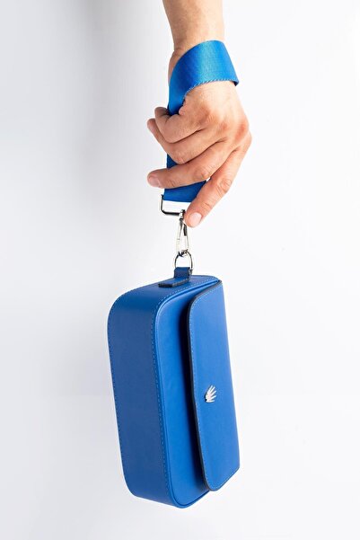 WATCHOFROYAL FLAP MAVİ UNISEX EL ÇANTASI