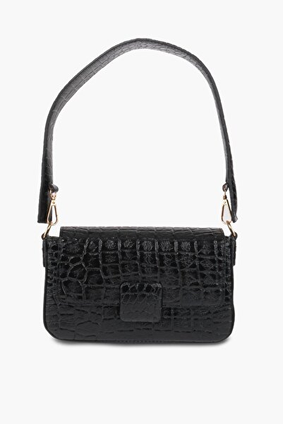 WATCHOFROYAL Arianna Чорна жіноча сумка з візерунком на плечі та руці