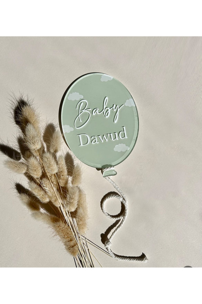 SHINY Balon çiçekli disk 1 adettir