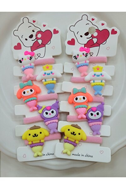 GÜLPEŞE Kuromi Set ,My Melody ,Pomponpurin ,Cinnamoroll ,Hello Kity Temalı Ço...