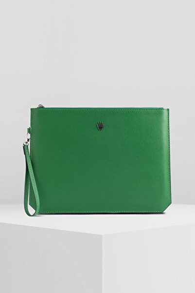 WATCHOFROYAL Green Clutch Handbag