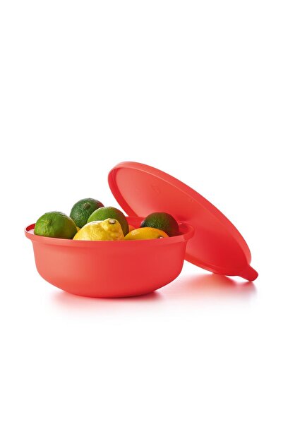 Tupperware Rubin Pink Aloha Fruit and Vegetable Storage Container - 1 Lt