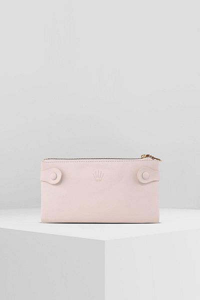 WATCHOFROYAL Dual Pocket Cream Phone Wallet