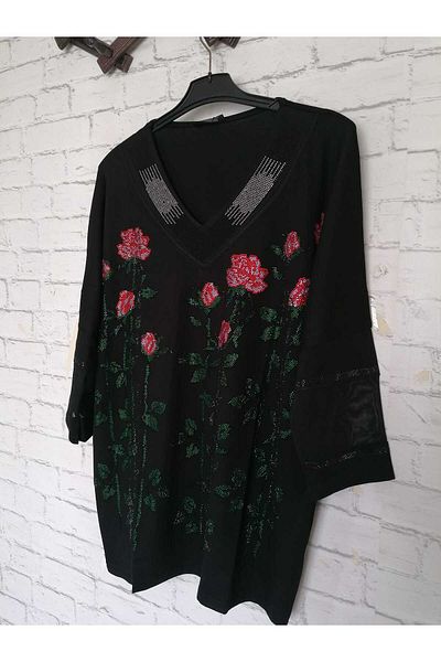 anne moda ankara Βραδινό φόρεμα από 95% ποιότητας βαμβάκι - Buluz Sparkling Style