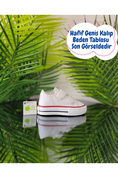 elma bebe Pantofi unisex pentru copii pentru copii - pantofi sport ușori, cu potrivire largă, din pânză