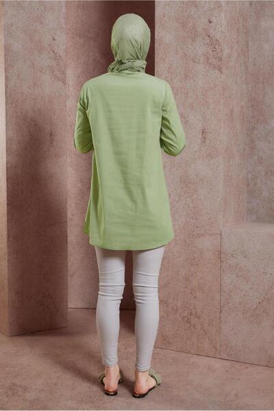 TRENDTESETTÜR WOMEN'S GREEN (GLOW) SHIRT TUNIC T 3447