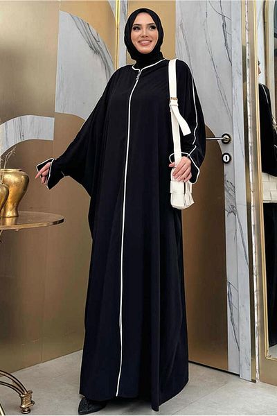 TRENDTESETTÜR ДАМСКА ЧЕРНА БЕЛИНА С РЪКАВ ПРИЛЕП ОТ ABAYA, Т 6002