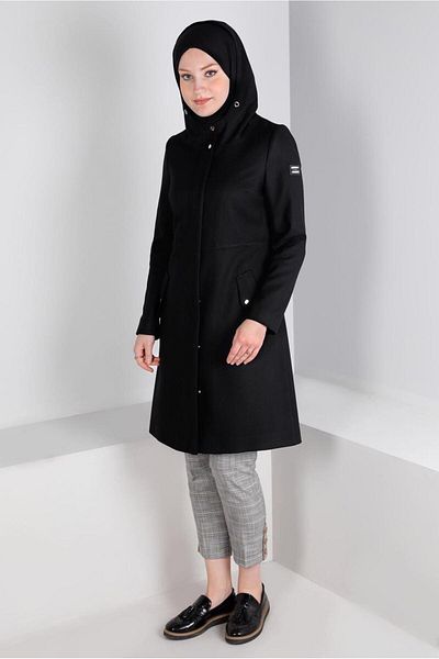 TRENDTESETTÜR ΓΥΝΑΙΚΕΙΟ ΜΑΥΡΟ ΠΑΝΙ ΜΕ ΚΑΠΟΥΝΤΣΟ T 90378