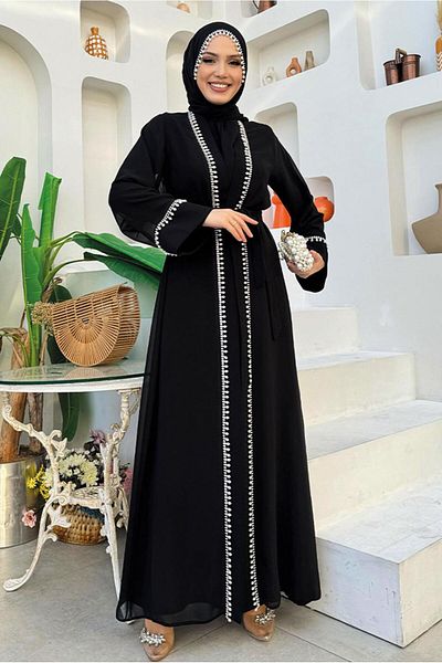 TRENDTESETTÜR ΓΥΝΑΙΚΕΙΟ ΜΑΥΡΟ ΖΑΝΤΑ ΣΕΤ ABAYA T 3948