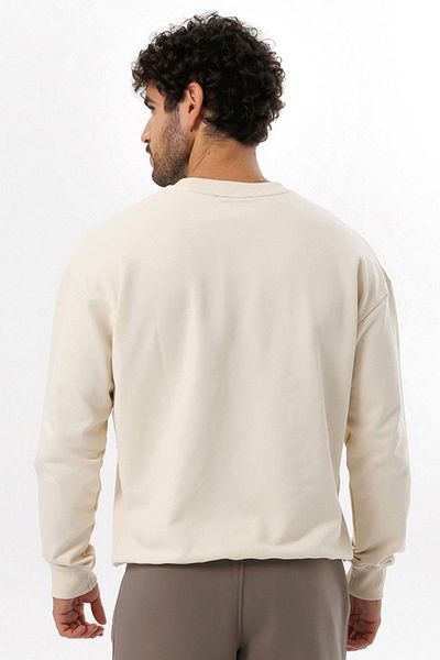 Escetic Ανδρικό φούτερ Ecru Unsharped 3 Thread Casual Mold Ανδρικό φούτερ T0121