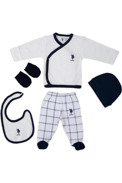 U.S. Polo Assn. Set body din 5 piese pentru bebelusi