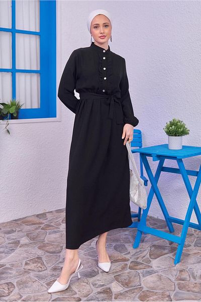 TRENDTESETTÜR ΓΥΝΑΙΚΕΙΟ ΜΑΥΡΟ ΦΟΡΕΜΑ ΖΩΝΗΣ T 1583