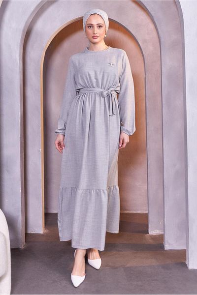 TRENDTESETTÜR ΓΥΝΑΙΚΕΙΟ ΦΟΡΕΜΑ ΓΚΡΙ ΖΩΝΗ T 5283