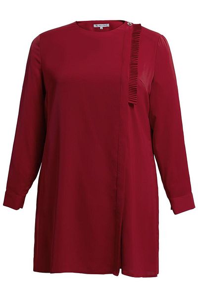 Alvina Plus Size Pleated Detailed Tunic 20402
