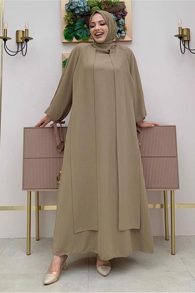 TRENDTESETTÜR Φόρεμα Crepe - Mink Piece Look, Γυναικείο, T 8183