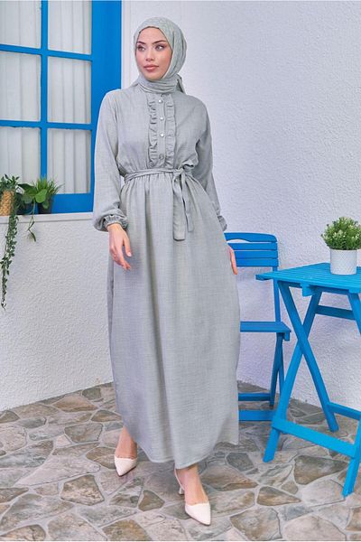 TRENDTESETTÜR ΓΥΝΑΙΚΕΙΟ ΦΟΡΕΜΑ ΓΚΡΙ ΖΑΝΤΑ T 1583