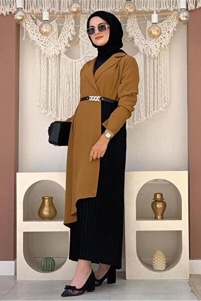 TRENDTESETTÜR ΓΥΝΑΙΚΕΙΟ ΜΑΥΡΟ ΦΟΡΕΜΑ ΖΩΝΗ ΔΙΧΡΩΜΑ T 0583