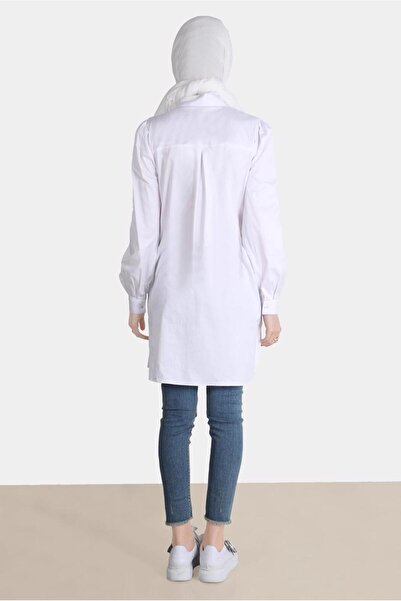 TRENDTESETTÜR Γυναικείο τουνίκ με λευκά κουμπιά και τσέπες - T 42639