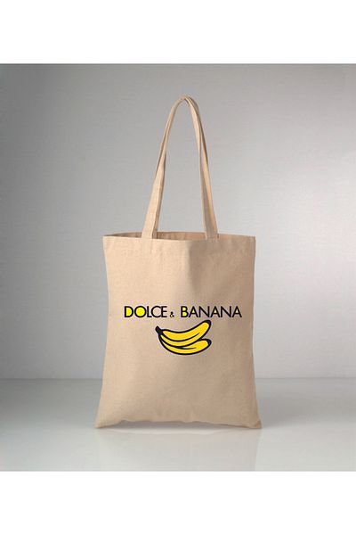 GİFTORA Funny Humor-4 Printed Raw Cloth Bag 35X40 cm