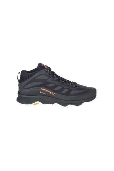 Merrell J135409 Moab Speed Mid GTX Black Men's Outdoor Boots