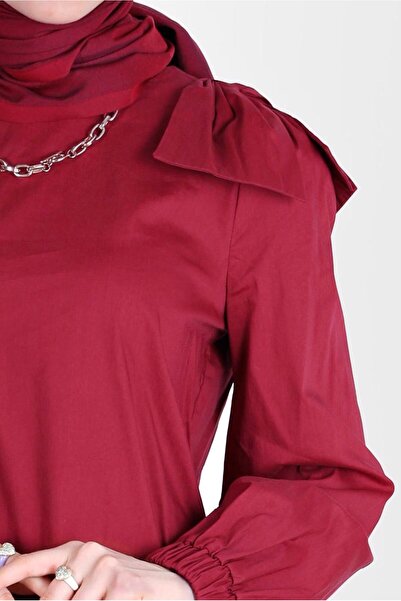 TRENDTESETTÜR Red Bow Detailed Tunic - Women's 42663