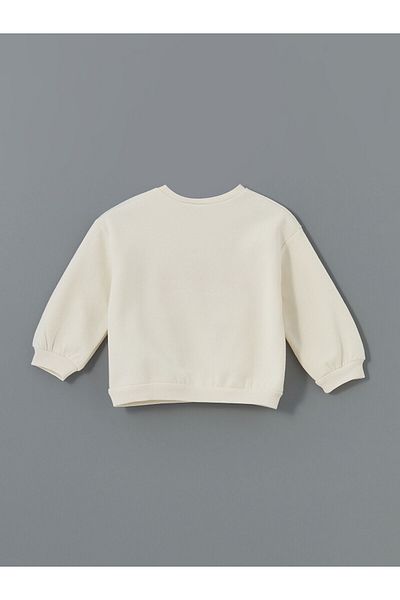 LC Waikiki Dívčí mikina Lcw Crew Neck Barbie s potiskem