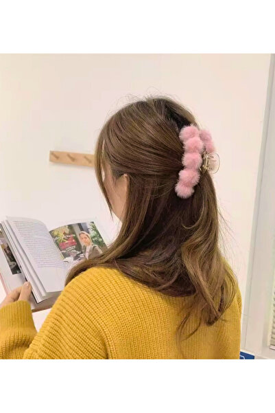 MOJE MORE Plush Soft Feather Latch Buckle