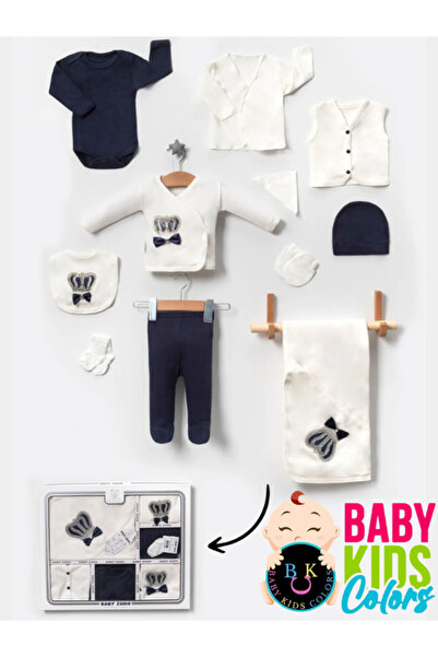 baby kids colors Luxury Stoned Newborn Hospital Discharge 10-Piece Bodysuit S...