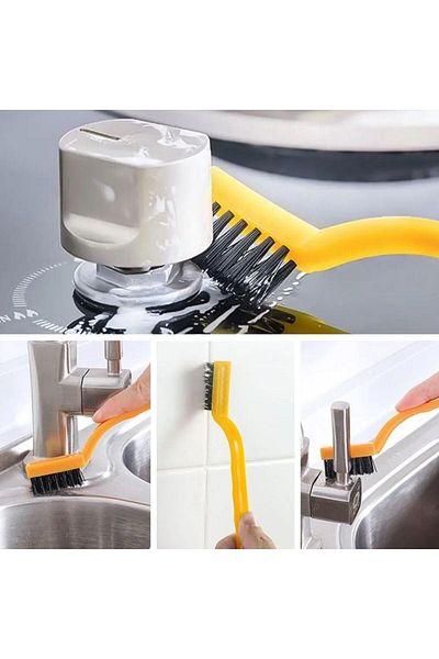 MBB ETİCARET 3-Piece Detailed Cleaning Copper, Iron and Hard Plastic Wire Brush