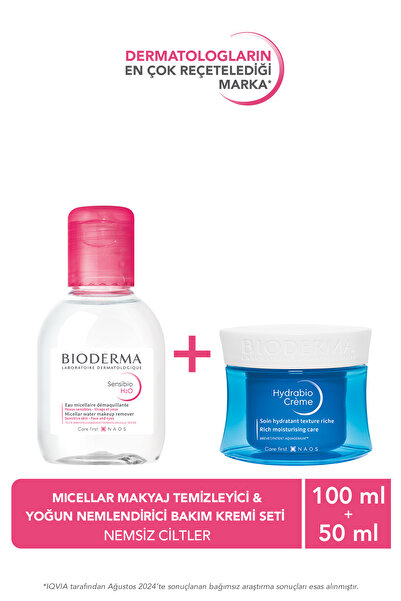 Bioderma Hyalüronik Asit İçeren Yoğun Nemlendirici Yüz Bakım Kremi & H2O Mice...