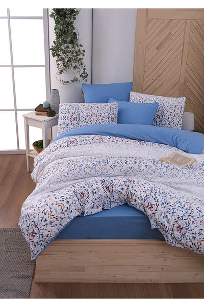 MyStory Home Set cuvertură de pilota unică - Bluuem
