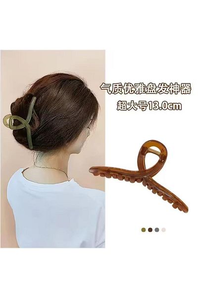 So Much Accesories Latch Buckle Brown Color Acetate
