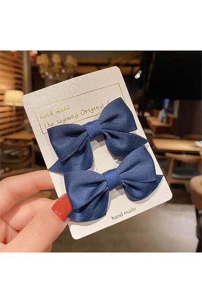 So Much Accesories So Much 2-Piece Collet Satin Bow Buckle Set