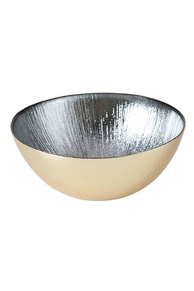 Mudo Concept Silver Deep Decorative Bowl 21 cm