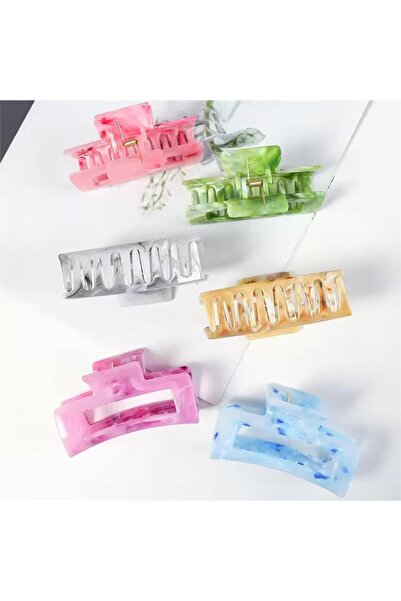 So Much Accesories Special Series Large Size Acetate Latch - Buckle Gray