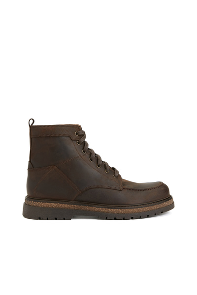 Dıvarese Kahverengi Erkek Deri Bot