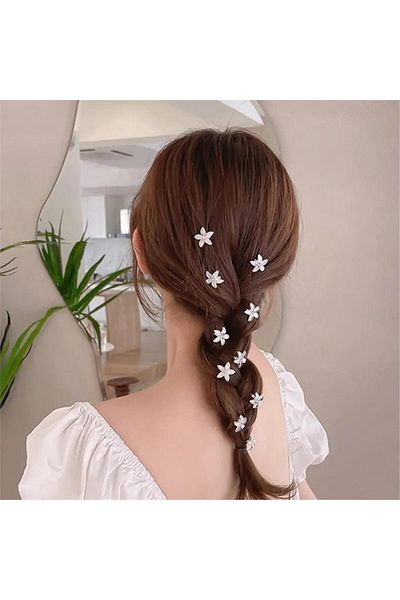 So Much Accesories So-Much Floral Clamp Hair Clip\Ornament 10 Pieces