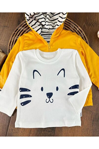 VaVbaby Meow Yağmurluk 3’lü Takım