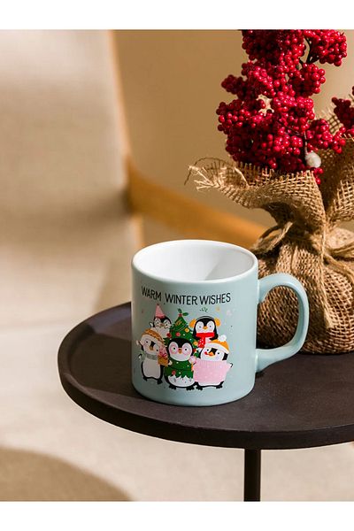 LC Waikiki Lcw Home Mixed Printed Christmas Themed Ceramic Mug 320 ml