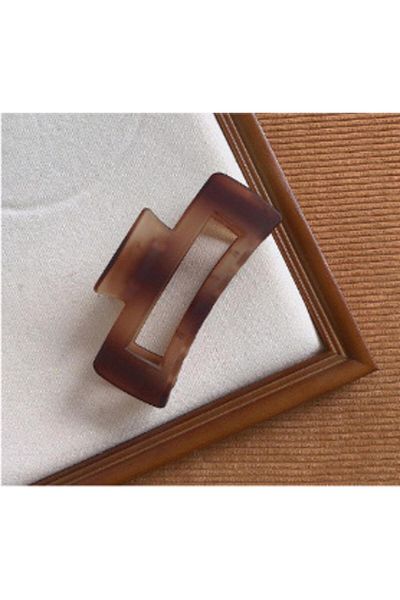 So Much Accesories Acetate Brown Latch Buckle-2 - Special Series