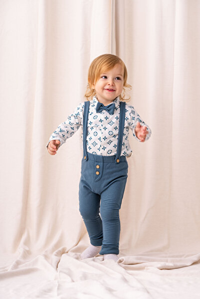 ZİMBOO بدلة طفل رضيع Slopet مع ربطة عنق